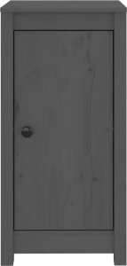 vidaXL Szafki, 2 szt., szare 40x35x80 cm, lite drewno sosnowe 8