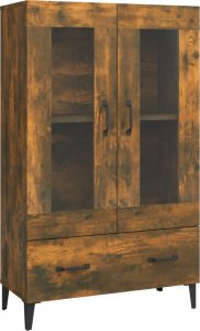 vidaXL Szafka, przydymiony dąb, 70x31x115 cm 2