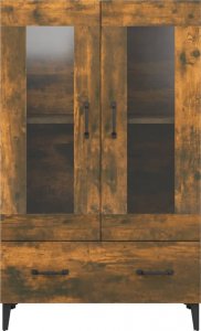 vidaXL Szafka, przydymiony dąb, 70x31x115 cm 5