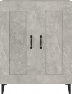 vidaXL Szafka, szarość betonu, 69,5x34x90 cm 6