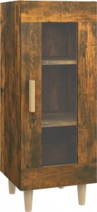 vidaXL Szafka, przydymiony dąb, 34,5x34x90 cm 2