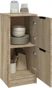 vidaXL Szafka, dąb sonoma, 30x30x70 cm, materiał drewnopochodny 4