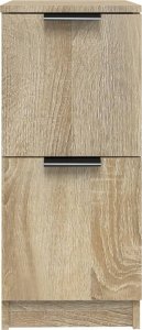 vidaXL Szafka, dąb sonoma, 30x30x70 cm, materiał drewnopochodny 5