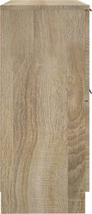 vidaXL Szafka, dąb sonoma, 30x30x70 cm, materiał drewnopochodny 7