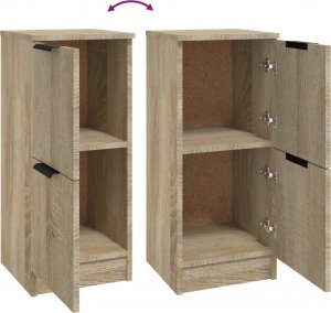 vidaXL Szafka, dąb sonoma, 30x30x70 cm, materiał drewnopochodny 8