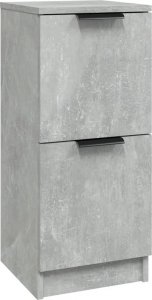 vidaXL Szafka, szarość betonu, 30x30x70 cm, materiał drewnopochodny 2