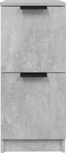 vidaXL Szafka, szarość betonu, 30x30x70 cm, materiał drewnopochodny 5