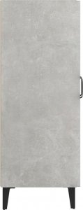 vidaXL Szafka, szarość betonu, 69,5x34x90 cm, materiał drewnopochodny 8