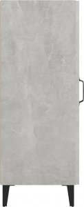 vidaXL Szafka, szarość betonu, 34,5x34x90 cm 7