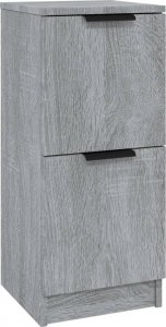 vidaXL Szafka, szary dąb sonoma, 30x30x70 cm, materiał drewnopochodny 2