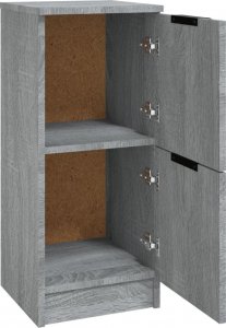 vidaXL Szafka, szary dąb sonoma, 30x30x70 cm, materiał drewnopochodny 6