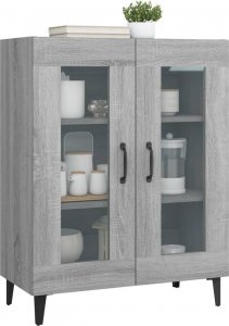 vidaXL Szafka, szary dąb sonoma, 69,5x34x90cm 4