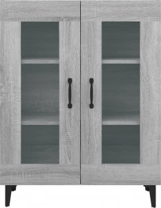 vidaXL Szafka, szary dąb sonoma, 69,5x34x90cm 6