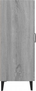 vidaXL Szafka, szary dąb sonoma, 69,5x34x90cm 8