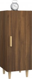 vidaXL Szafka, brązowy dąb, 34,5x34x90 cm, materiał drewnopochodny 5