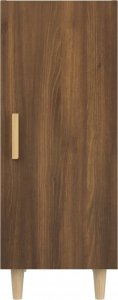 vidaXL Szafka, brązowy dąb, 34,5x34x90 cm, materiał drewnopochodny 6