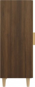 vidaXL Szafka, brązowy dąb, 34,5x34x90 cm, materiał drewnopochodny 8