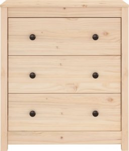 vidaXL Szafka, 70x35x80 cm, lite drewno sosnowe 5