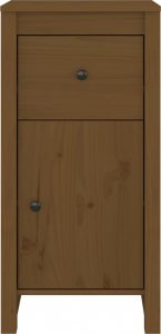 vidaXL Szafki, 2 szt., miodowy brąz, 40x35x80 cm, lite drewno sosnowe 5