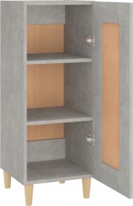 vidaXL Szafka, szarość betonu, 34,5x34x90 cm, materiał drewnopochodny 7