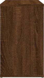 vidaXL Szafka boczna, brązowy dąb, 60x30x50 cm 4