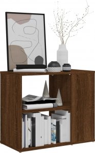 vidaXL Szafka boczna, brązowy dąb, 60x30x50 cm 5