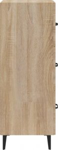 vidaXL Szafka, dąb sonoma, 34,5x34x90 cm 7