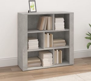 vidaXL Szafka, szarość betonu, 80x30x80 cm, materiał drewnopochodny 1