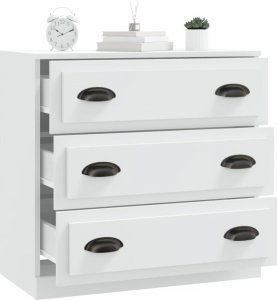 vidaXL Szafka, biała, 70x35,5x67,5 cm 7