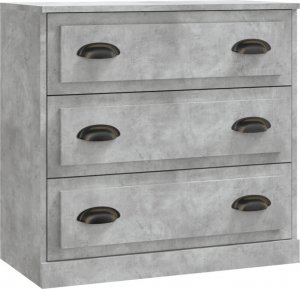 vidaXL Szafka, szarość betonu, 70x35,5x67,5cm, materiał drewnopochodny 2