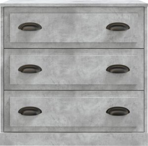 vidaXL Szafka, szarość betonu, 70x35,5x67,5cm, materiał drewnopochodny 4