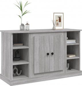 vidaXL Szafka, szary dąb sonoma, 100x35,5x60cm materiał drewnopochodny 4