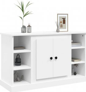 vidaXL Szafka, biała, 100x35,5x60 cm, materiał drewnopochodny 4