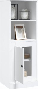vidaXL Szafka, biała, 36x35,5x103,5 cm, materiał drewnopochodny 5