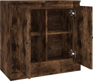 vidaXL Szafka, przydymiony dąb, 70x35,5x67,5 cm 7