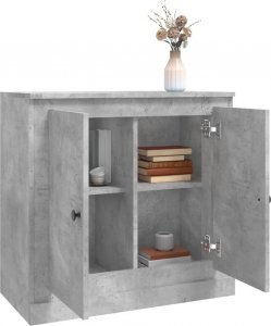 vidaXL Szafka, szarość betonu, 70x35,5x67,5cm, materiał drewnopochodny 5