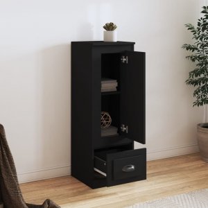 vidaXL Szafka czarna 36x35,5x103,5 cm 3