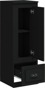 vidaXL Szafka czarna 36x35,5x103,5 cm 7