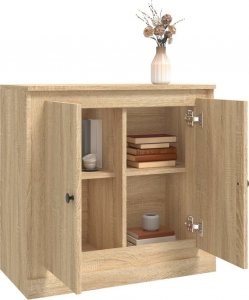 vidaXL Szafka, dąb sonoma, 70x35,5x67,5 cm, materiał drewnopochodny 5