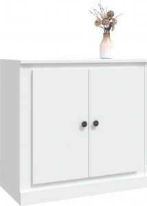 vidaXL Szafka, biała, 70x35,5x67,5 cm, materiał drewnopochodny 4