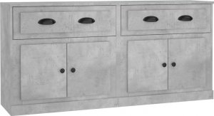 vidaXL Szafki, 2 szt., szarość betonu 2