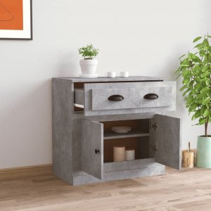vidaXL Szafka, szarość betonu, 70x35,5x67,5cm 3