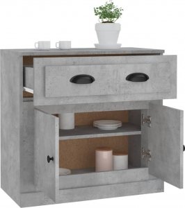 vidaXL Szafka, szarość betonu, 70x35,5x67,5cm 5