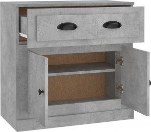 vidaXL Szafka, szarość betonu, 70x35,5x67,5cm 8