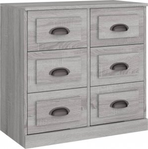 vidaXL Szafki, 2 szt., szary dąb sonoma, materiał drewnopochodny 6