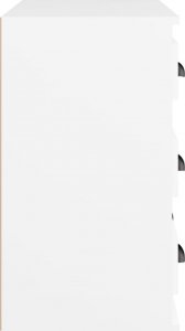 vidaXL Szafka biała 70x35,5x67,5 cm 7