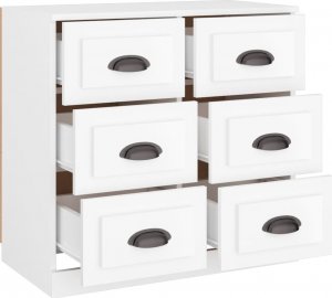 vidaXL Szafka biała 70x35,5x67,5 cm 8