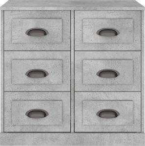 vidaXL Szafka, szarość betonu, 70x35,5x67,5cm 6