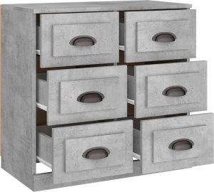 vidaXL Szafka, szarość betonu, 70x35,5x67,5cm 8