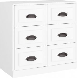 vidaXL Szafki, 2 szt., białe, materiał drewnopochodny 6